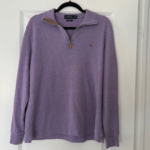 Vintage polo quarter zip